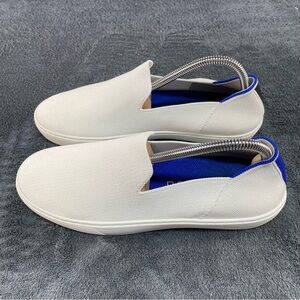 Rothy’s White and Blue Slip-On women Shoes